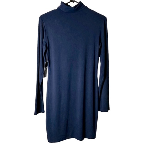 Lulu’s High Hopes Blue Long Sleeve Bodycon Dress NWT Size Medium D13774HRL - Picture 5 of 11